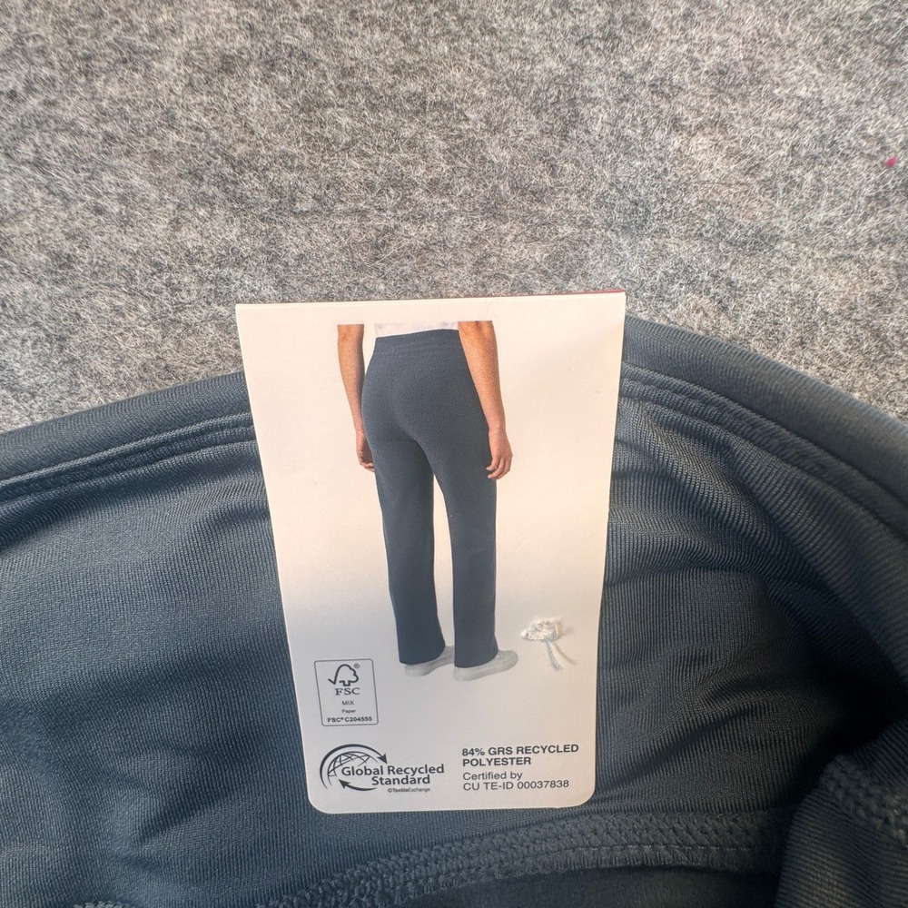 Mondetta Womens High Rise Straight Leg Pants Gray Recycled Activewear Size M NEW - Picture 8 of 12